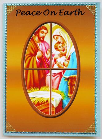 Christmas Nativity Window Cardfront by Selina Dittmann