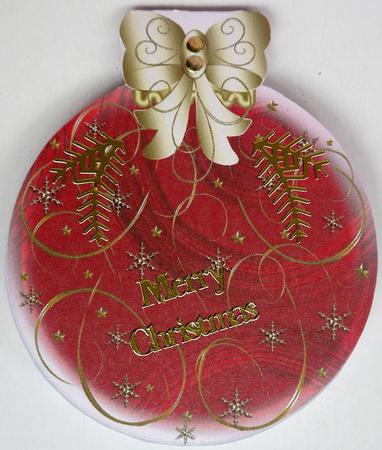 Christmas Bauble Shaped Card, Tag & Gift Card 2 by Selina Dittmann