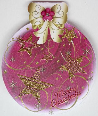 Christmas Bauble Shaped Card, Tag & Gift Card 5 by Selina Dittmann