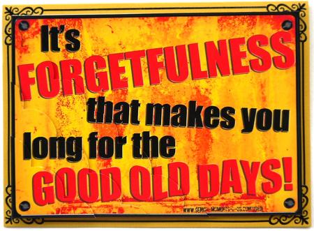 A5 Fun Novelty Senior Moment Saying Scallop Corner Side Stac by Selina Dittmann