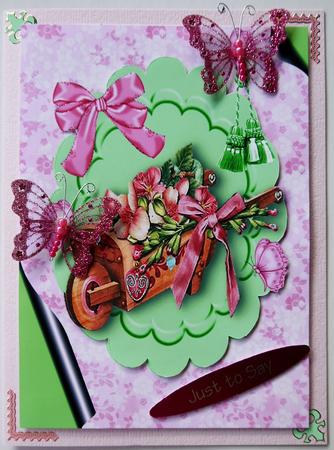 Wheelbarrow of Roses, A4 by Selina Dittmann
