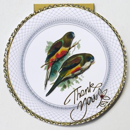 Bird Plate Wobble Card by Selina Dittmann
