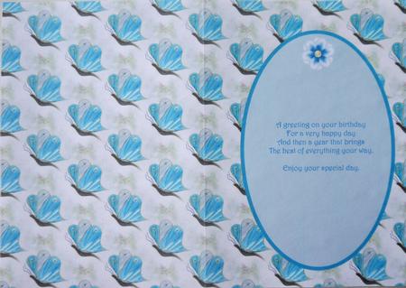 Blue Butterfly Is by Selina Dittmann