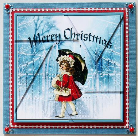 Christmas Vintage Child Camera Eye Stacker by Selina Dittmann