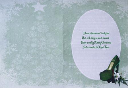 Green Christmas Shoes by Selina Dittmann