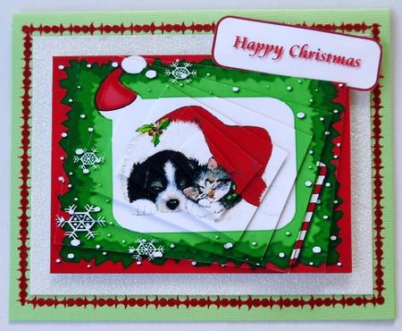 Kitten and Puppy Spiral Pyramid by Selina Dittmann