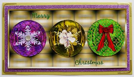 Chrristmas Baubles Dl by Selina Dittmann