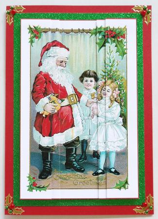 Santa with Two Children by Selina Dittmann