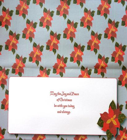 Poinsettia Insert for Large Dl (grey) by Selina Dittmann