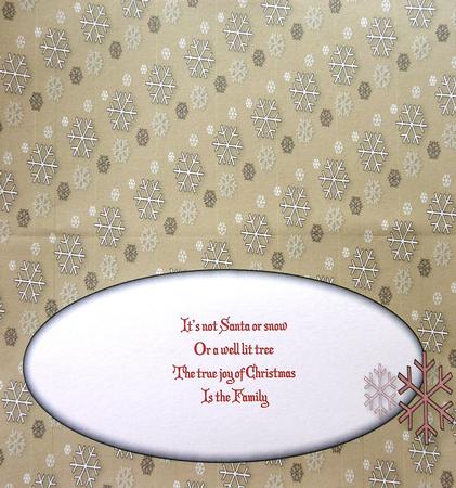Snowflakes Insert for Large Dl 4 by Selina Dittmann
