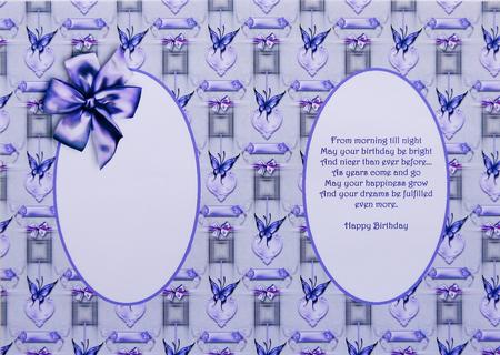 Lavender Butterflies Insert by Selina Dittmann