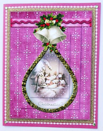 The Vintage Christmas Village Scene Pyramid by Selina Dittmann