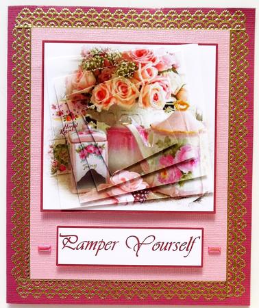 Pastel Rose Teatime Twisted Pyramid by Selina Dittmann