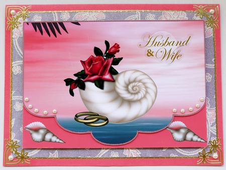 Pretty Scalloped Card Front by Selina Dittmann