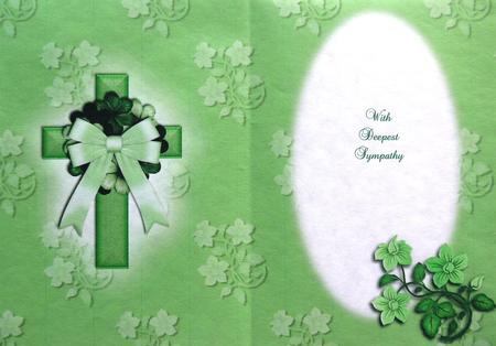 Oval Cross in Forest Green Insert by Selina Dittmann