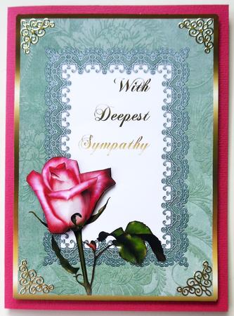 Rosebud Sympathy Card by Selina Dittmann