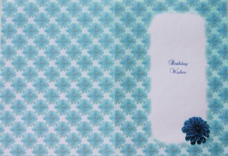 Blue Begonia Insert by Selina Dittmann
