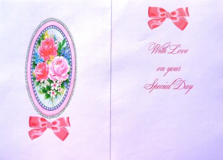 Traditional Roses on Lace Insert by Selina Dittmann