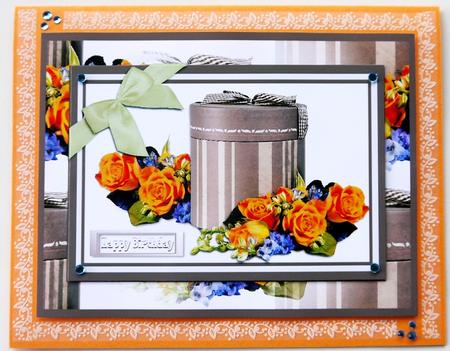 Roses with Hat Box Toppers by Selina Dittmann