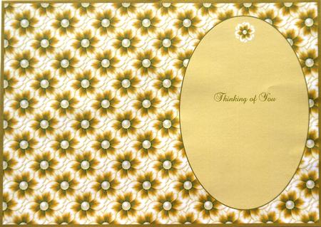 Gold Flower Insert by Selina Dittmann