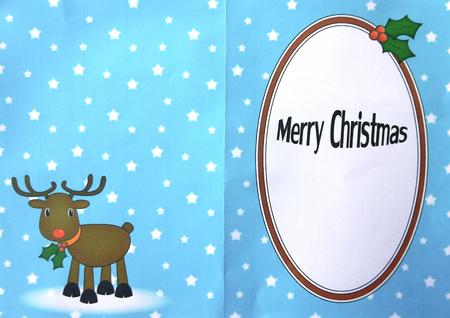 Rudolf the Red Nose Reindeer Insert 2 Merry Christmas by Selina Dittmann