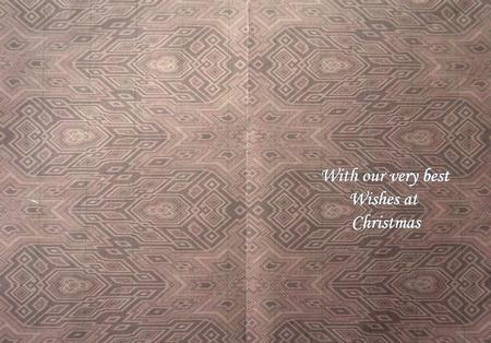 With Our Very Best Wishes at Christmas Chocolate Trim to Su by Selina Dittmann