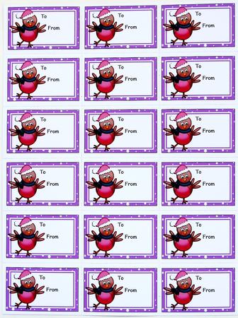 Robin Christmas Gift Tags by Selina Dittmann