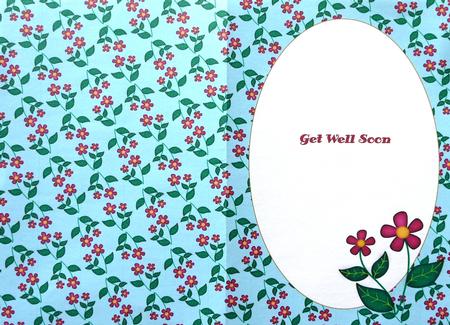 Bright Purple Flowers Insert 2 (blue) by Selina Dittmann