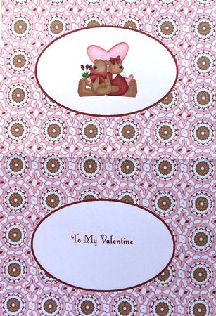 Cute Bear Couple Valentines Day Insert by Selina Dittmann