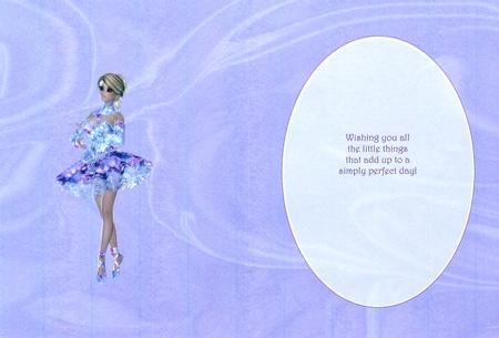 Lilac Ballerina Insert by Selina Dittmann