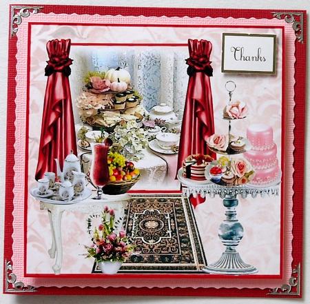 A Feast Fit for a Queen 8x8 Topper by Selina Dittmann
