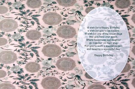 Vintage Floral Insert by Selina Dittmann