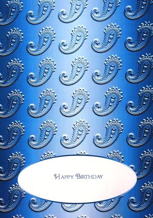 Paisley Embossed Insert /card Front by Selina Dittmann