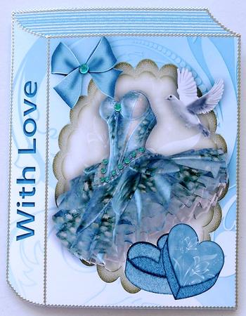 Beautiful Ballerina Dress with Dove and Heart Box by Selina Dittmann