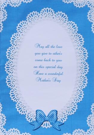A4 Pearls and Lace Card Front by Selina Dittmann