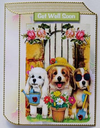 So Who's First to Start the Gardening Cute Doggies on Book by Selina Dittmann