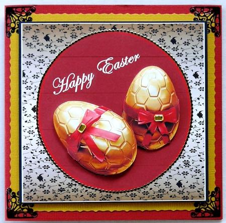 Gold Foil Easter Eggs by Selina Dittmann