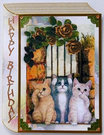 See No Evil! Hear No Evil! Speak No Evil! Cute Kitties Book by Selina Dittmann