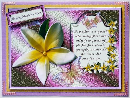 Mother Definition with Frangipanni by Selina Dittmann