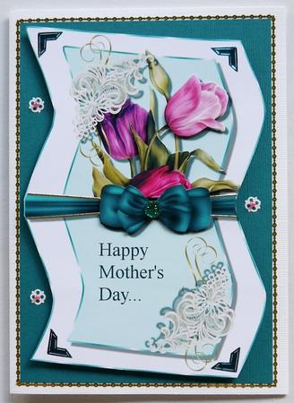 Mother's Day Beauty Card Topper by Selina Dittmann