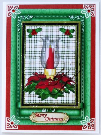 A Single Christmas Candle Shaped Pyramid by Selina Dittmann