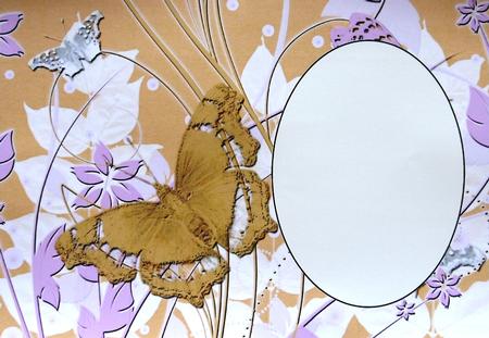 Sand Floral Butterfly Insert 2 by Selina Dittmann