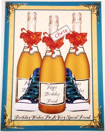Friend Wine and Sneakers by Selina Dittmann