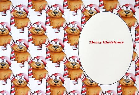 Red Christmas Kitty Insert 3 by Selina Dittmann