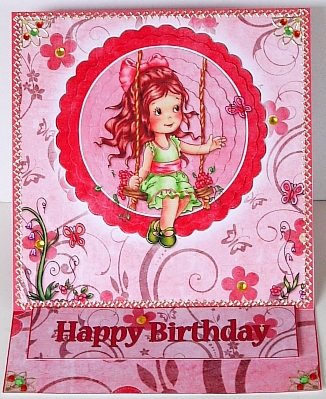The Flower Swing Easel Card Kit by Selina Dittmann