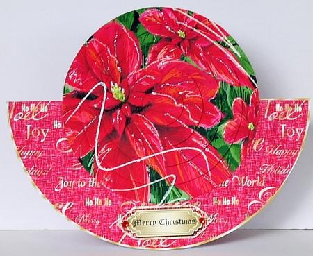 Sumptious Christmas Poinsettia Wobble Card Kit by Selina Dittmann