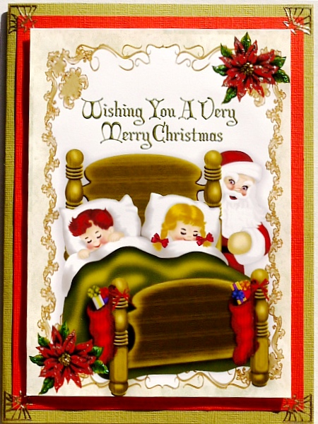 Shhh! the Children Are Sleeping with Santa A4 by Selina Dittmann