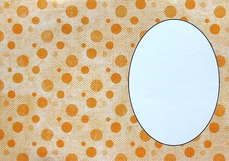 Peach Textured Spot Insert 1 by Selina Dittmann