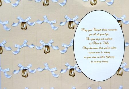 Beige Wedding Rings Insert by Selina Dittmann