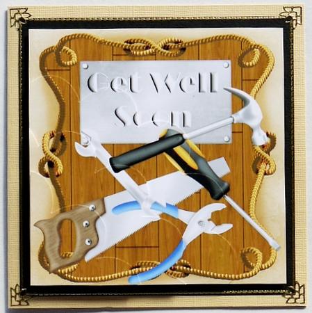 Get Well Tools Card Front by Selina Dittmann